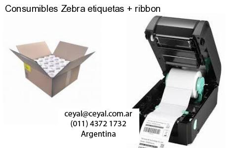 Consumibles Zebra etiquetas   ribbon