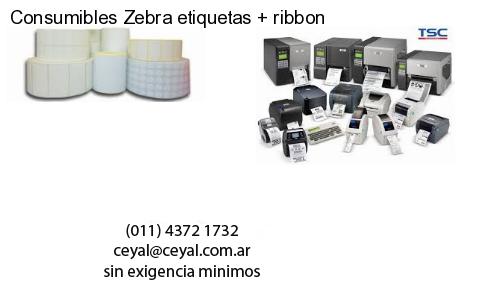 Consumibles Zebra etiquetas   ribbon