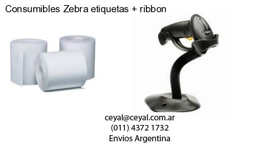 Consumibles Zebra etiquetas   ribbon