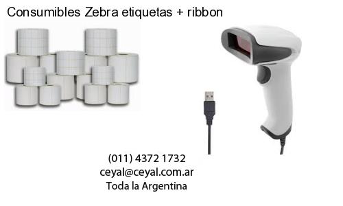 Consumibles Zebra etiquetas   ribbon