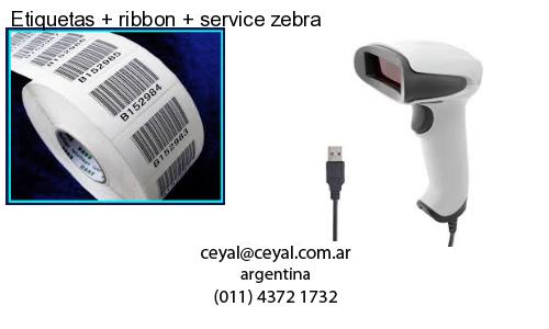 Etiquetas   ribbon   service zebra