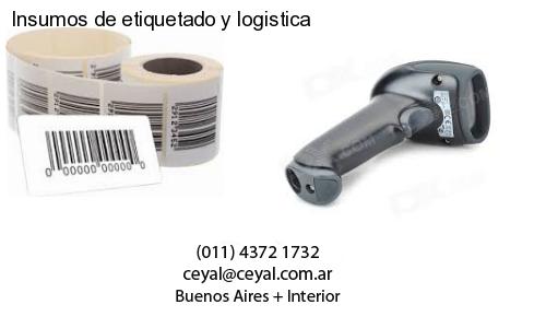 Insumos de etiquetado y logistica