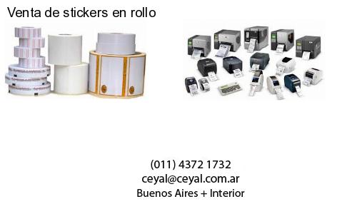 Venta de stickers en rollo