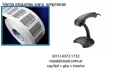 Venta etiquetas para  empresas