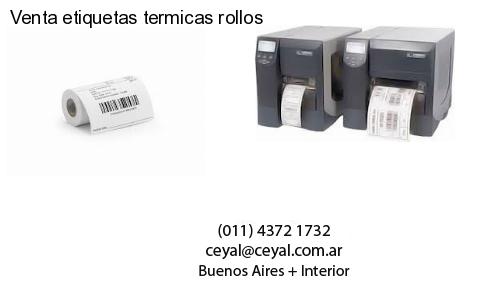 Venta etiquetas termicas rollos