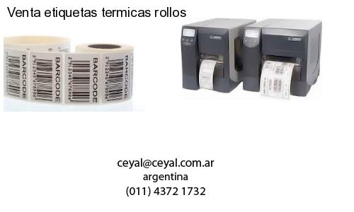 Venta etiquetas termicas rollos