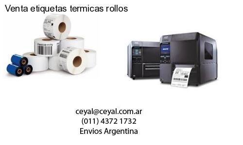 Venta etiquetas termicas rollos