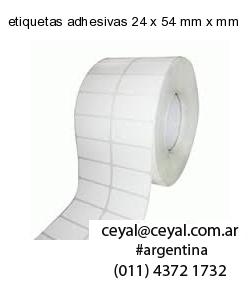 etiquetas adhesivas 24 x 54 mm x mm