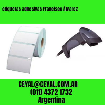 etiquetas adhesivas Francisco Álvarez