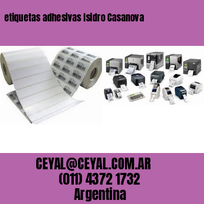 etiquetas adhesivas Isidro Casanova