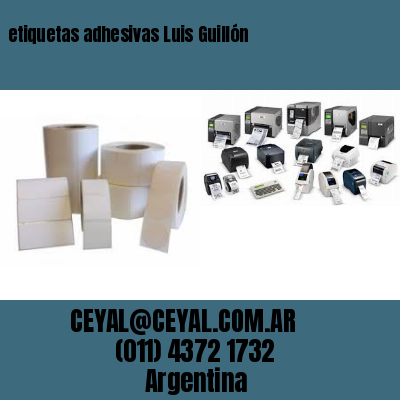etiquetas adhesivas Luis Guillón