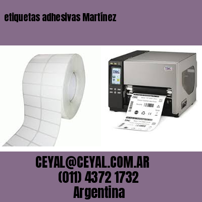 etiquetas adhesivas Martínez