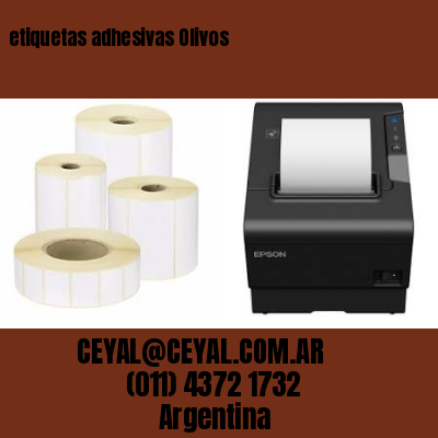 etiquetas adhesivas Olivos