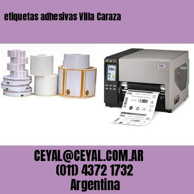 etiquetas adhesivas Villa Caraza