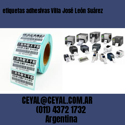 etiquetas adhesivas Villa José León Suárez