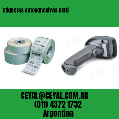 etiquetas autoadhesivas Gerli