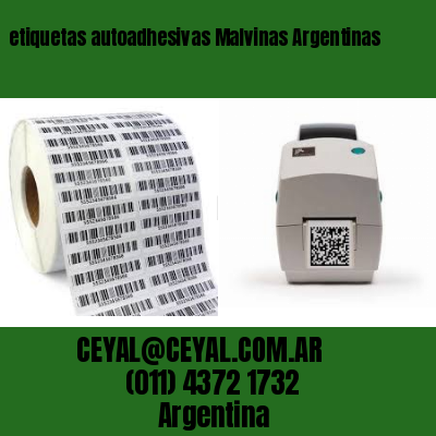 etiquetas autoadhesivas Malvinas Argentinas