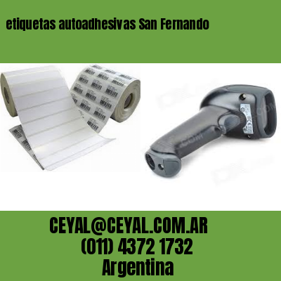 etiquetas autoadhesivas San Fernando