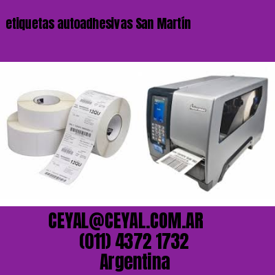 etiquetas autoadhesivas San Martín