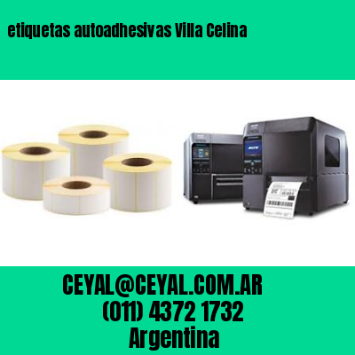 etiquetas autoadhesivas Villa Celina