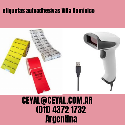 etiquetas autoadhesivas Villa Domínico