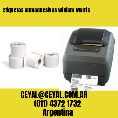 etiquetas autoadhesivas William Morris