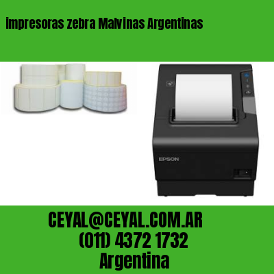impresoras zebra Malvinas Argentinas