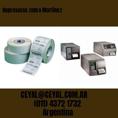 impresoras zebra Martínez