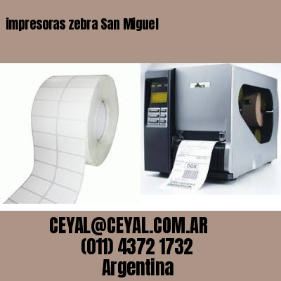 impresoras zebra San Miguel