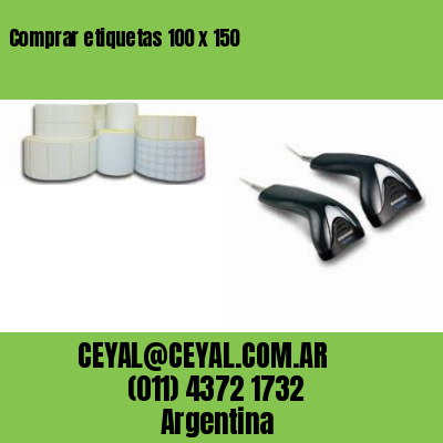 Comprar etiquetas 100 x 150