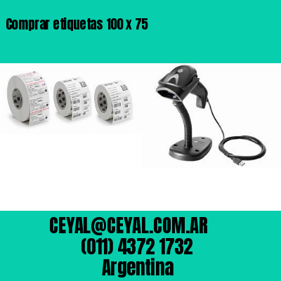 Comprar etiquetas 100 x 75