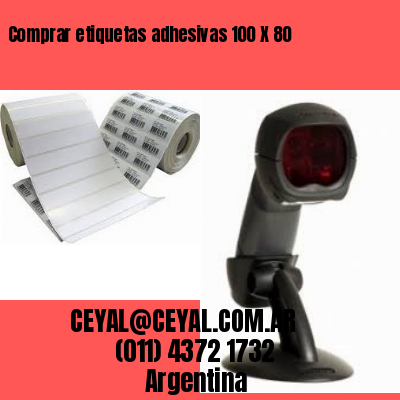 Comprar etiquetas adhesivas 100 X 80