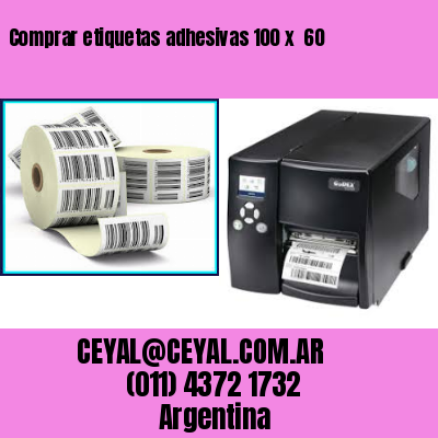 Comprar etiquetas adhesivas 100 x  60