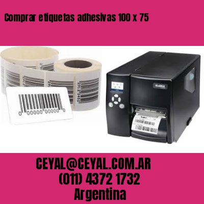 Comprar etiquetas adhesivas 100 x 75