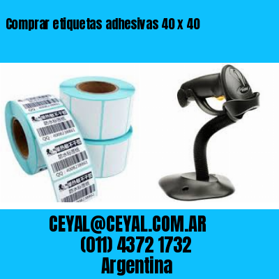 Comprar etiquetas adhesivas 40 x 40