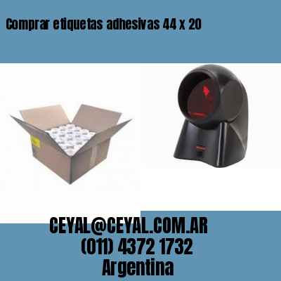 Comprar etiquetas adhesivas 44 x 20