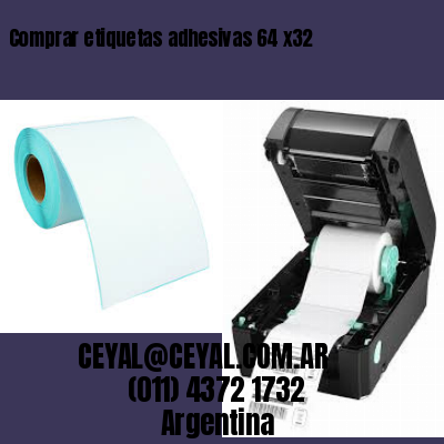 Comprar etiquetas adhesivas 64 x32