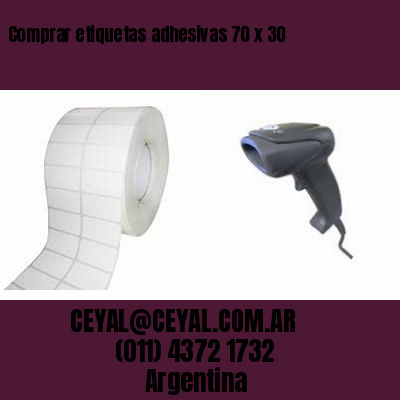 Comprar etiquetas adhesivas 70 x 30