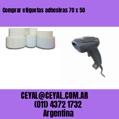 Comprar etiquetas adhesivas 70 x 50