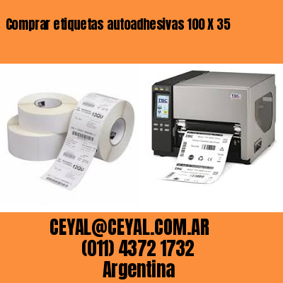 Comprar etiquetas autoadhesivas 100 X 35