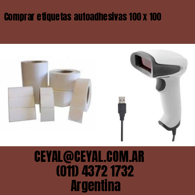 Comprar etiquetas autoadhesivas 100 x 100