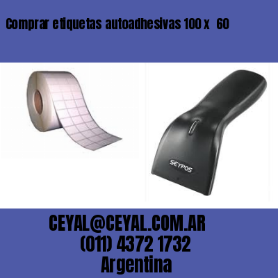 Comprar etiquetas autoadhesivas 100 x  60