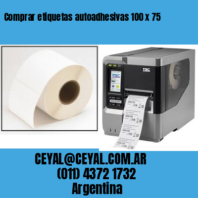 Comprar etiquetas autoadhesivas 100 x 75