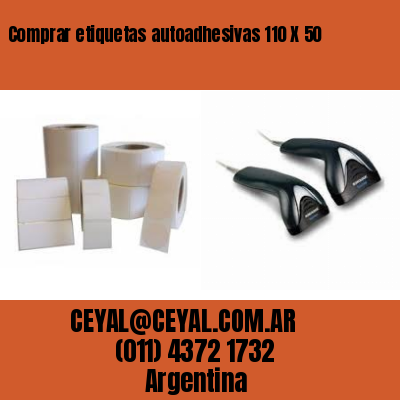 Comprar etiquetas autoadhesivas 110 X 50