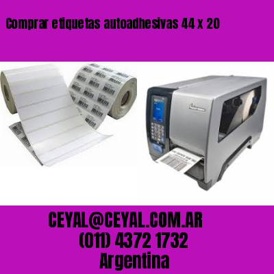 Comprar etiquetas autoadhesivas 44 x 20