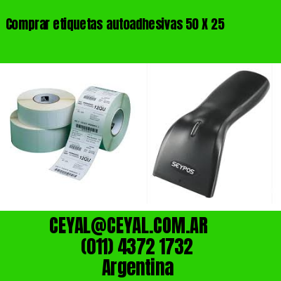 Comprar etiquetas autoadhesivas 50 X 25