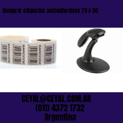 Comprar etiquetas autoadhesivas 70 x 50