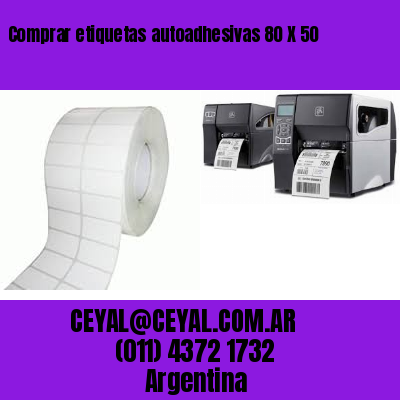 Comprar etiquetas autoadhesivas 80 X 50