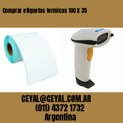 Comprar etiquetas termicas 100 X 35