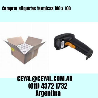 Comprar etiquetas termicas 100 x 100